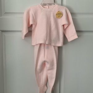 Knit baby 2 pc outfit